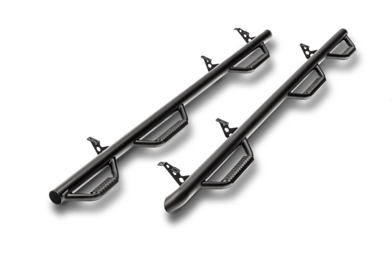N-Fab Nerf Step 02-08 Dodge Ram 1500/2500/3500 Quad Cab 6.4ft Bed - Tex. Black - Bed Access - 3in